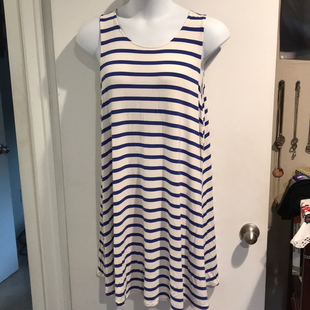 Old navy stripes tank dress - Picture 1 of 7